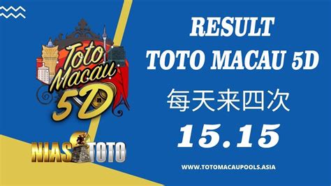 live draw macau 5d|Live Result Macau .